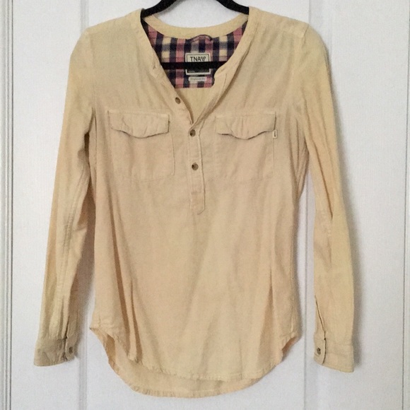 TNA Cream Flannel Shirt - Picture 6 of 6